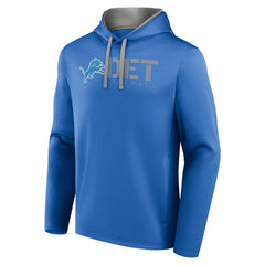 Detroit Lions Logo Athletic Head Start Pullover Hoodie Blue | NFL