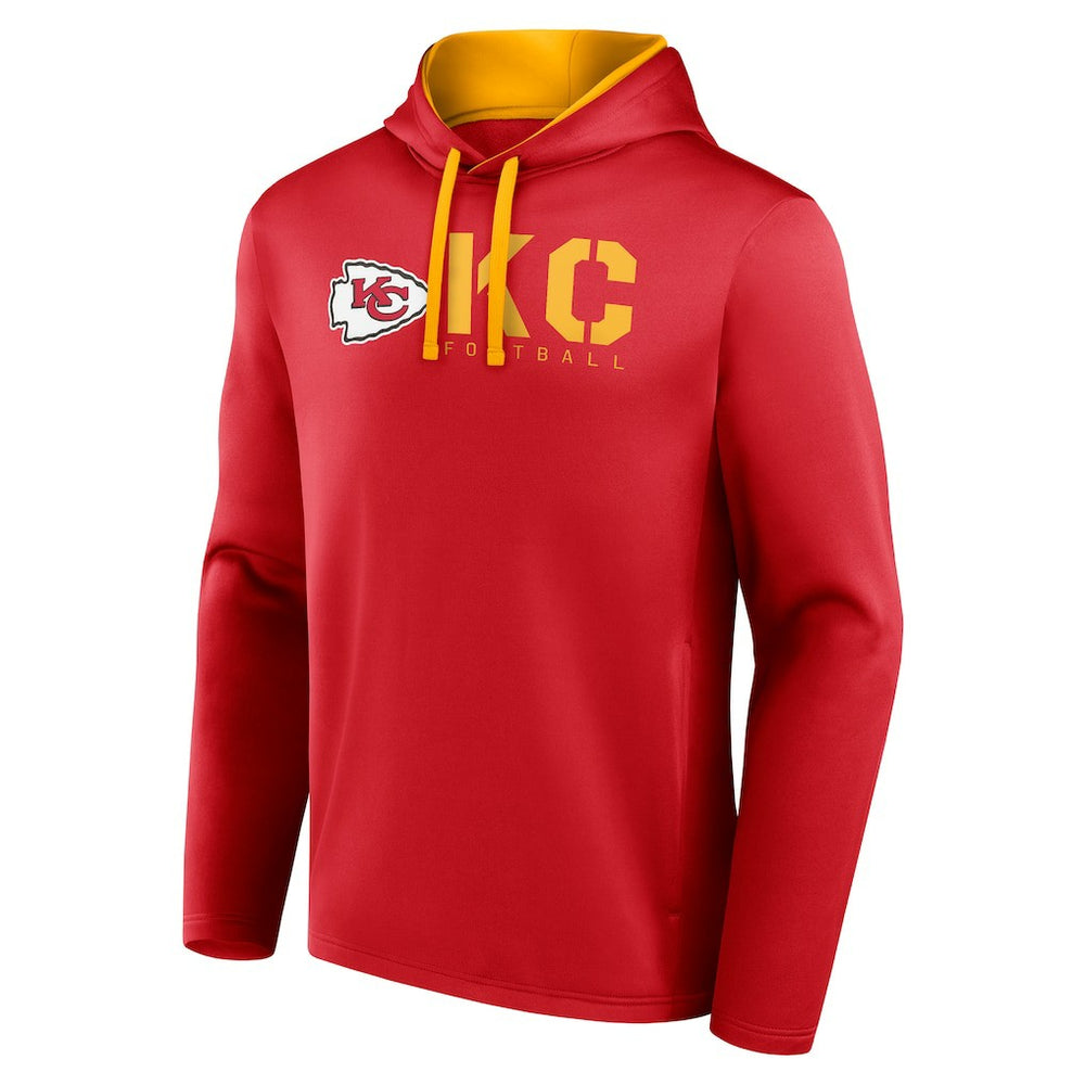 Kansas City Chiefs Logo Athletic Head Start Pullover Hoodie Red | NFL