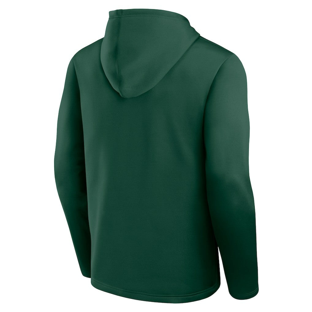 Green Bay Packers Logo Athletic Head Start Pullover Hoodie Green | NFL