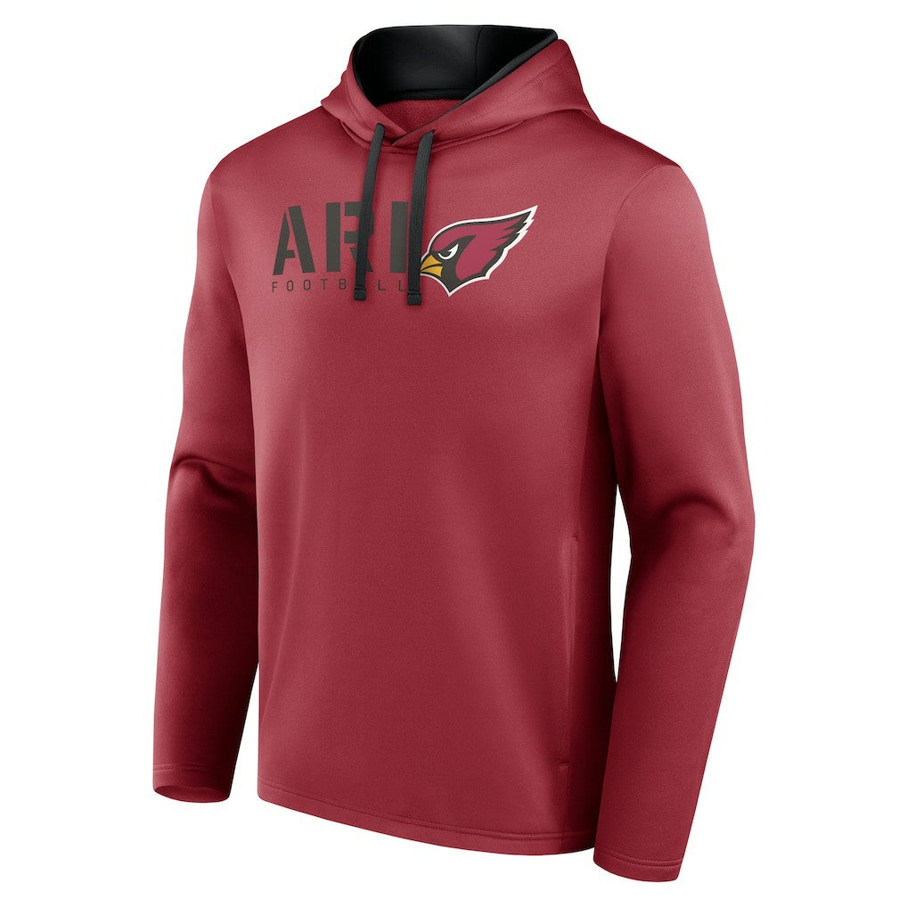 Arizona Cardinals Logo Athletic Head Start Pullover Hoodie Cardinal | NFL
