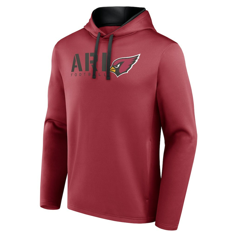 Arizona Cardinals Logo Athletic Head Start Pullover Hoodie Cardinal | NFL
