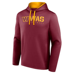 Washington Commanders Logo Athletic Head Start Pullover Hoodie Burgundy | NFL