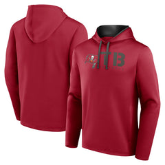 Tampa Bay Buccaneers Logo Athletic Head Start Pullover Hoodie Red | NFL