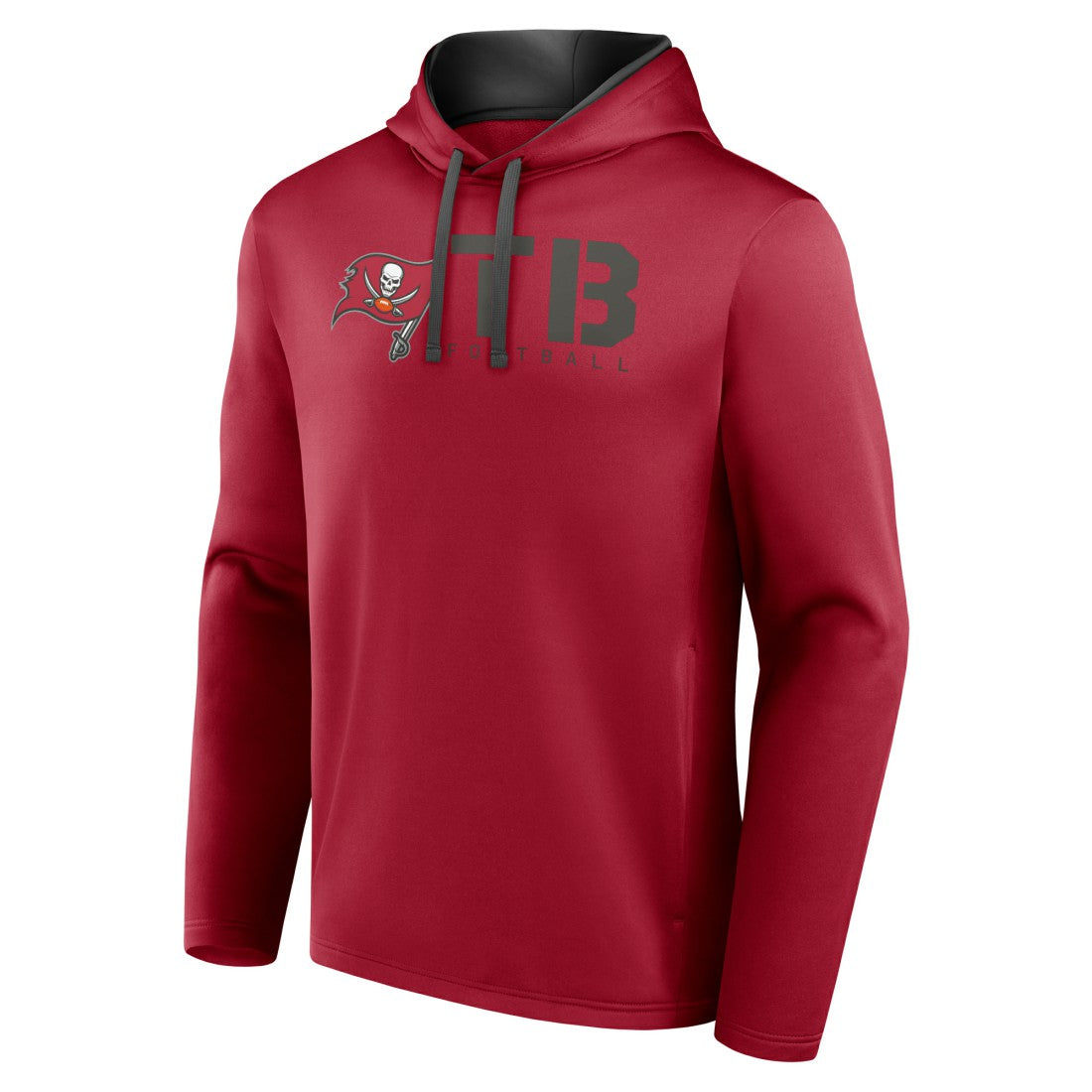Tampa Bay Buccaneers Logo Athletic Head Start Pullover Hoodie Red | NFL