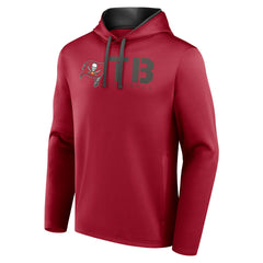Tampa Bay Buccaneers Logo Athletic Head Start Pullover Hoodie Red | NFL