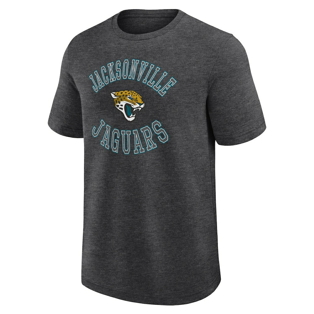 Jacksonville Jaguars Logo Athletic Success T-Shirt Heather Charcoal | NFL