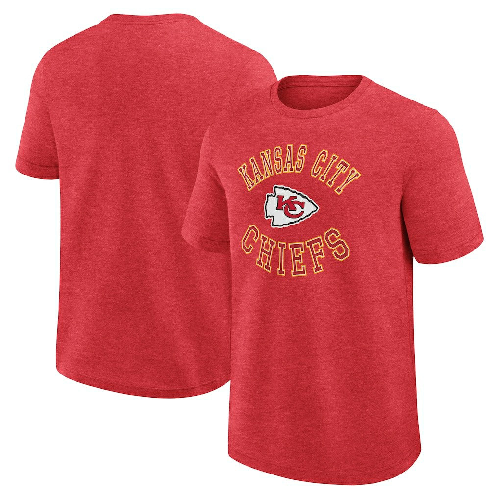 Kansas City Chiefs Logo Athletic Success T-Shirt Heather Red | NFL