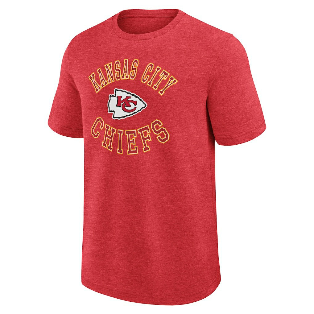 Kansas City Chiefs Logo Athletic Success T-Shirt Heather Red | NFL