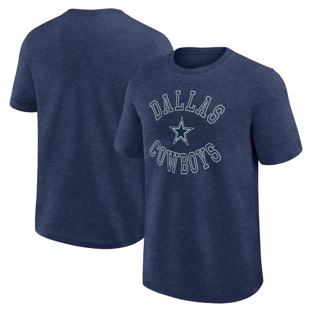 Dallas Cowboys Logo Athletic Success T-Shirt Heather Navy | NFL