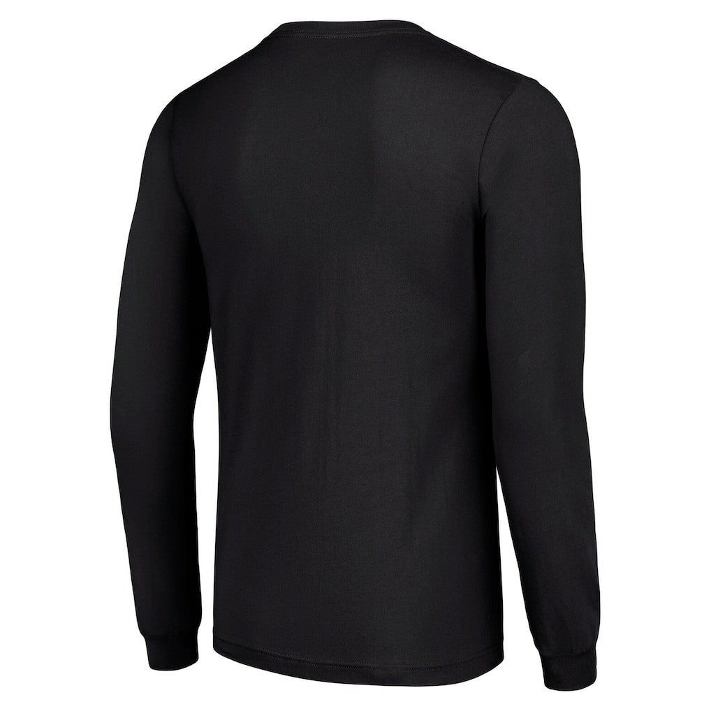 Pittsburgh Steelers Starter Shield Logo Long Sleeve T-Shirt Black | NFL