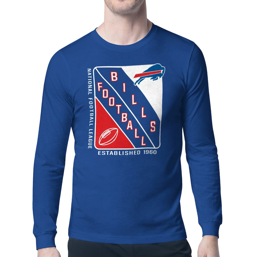 Buffalo Bills Starter Shield Logo Long Sleeve T-Shirt Royal | NFL