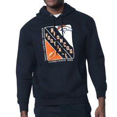 Denver Broncos Starter Shield Logo Pullover Hoodie Navy | NFL