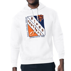 Chicago Bears Starter Shield Logo Pullover Hoodie White | NFL