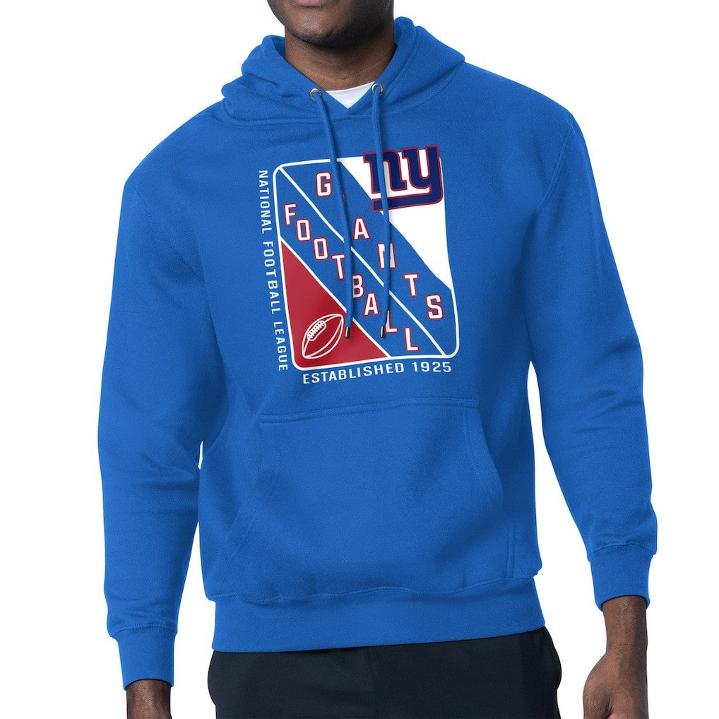 New York Giants Starter Shield Logo Pullover Hoodie Royal | NFL
