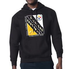 Pittsburgh Steelers Starter Shield Logo Pullover Hoodie Black | NFL