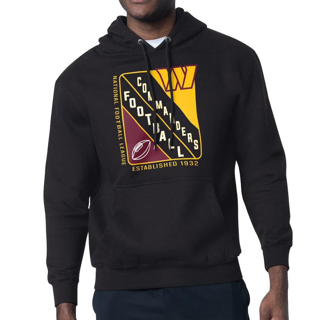 Washington Commanders Starter Shield Logo Pullover Hoodie Black | NFL