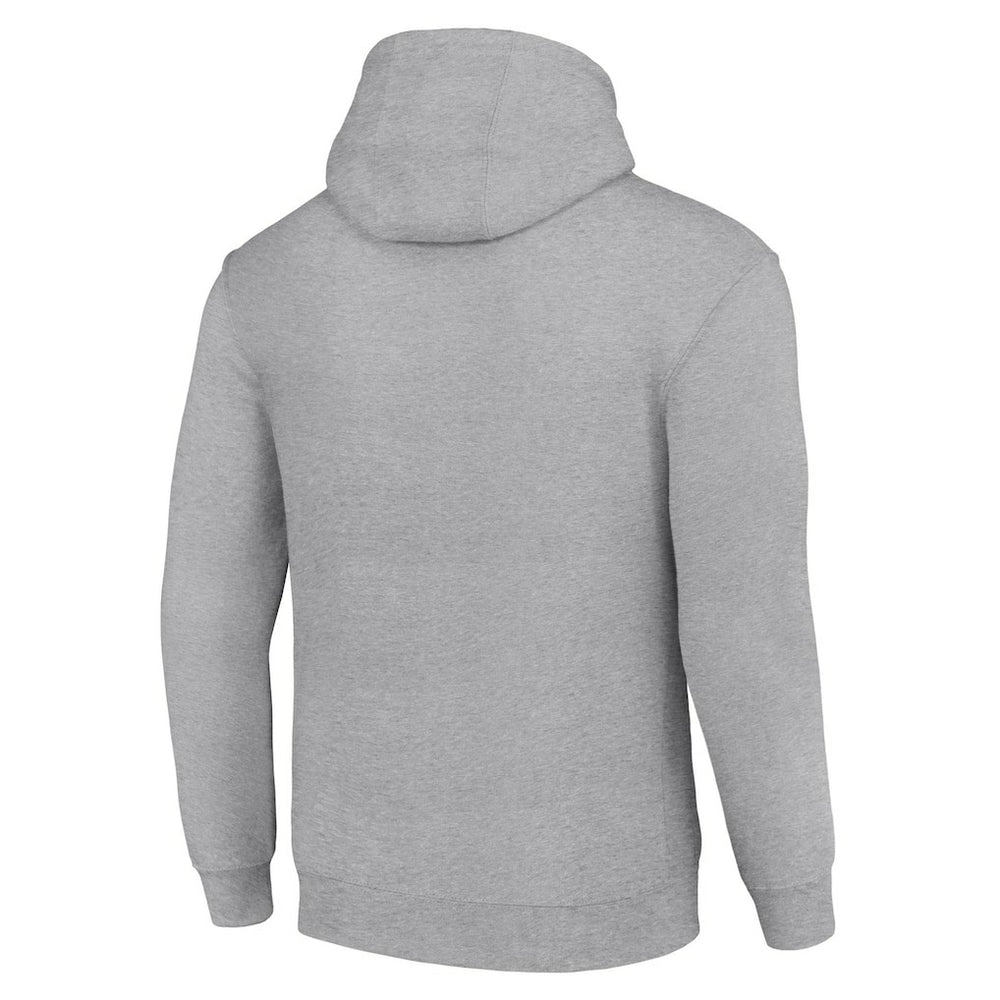 Carolina Panthers Starter Shield Logo Pullover Hoodie Heather Gray | NFL