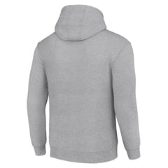 Minnesota Vikings Starter Shield Logo Pullover Hoodie Heather Gray | NFL
