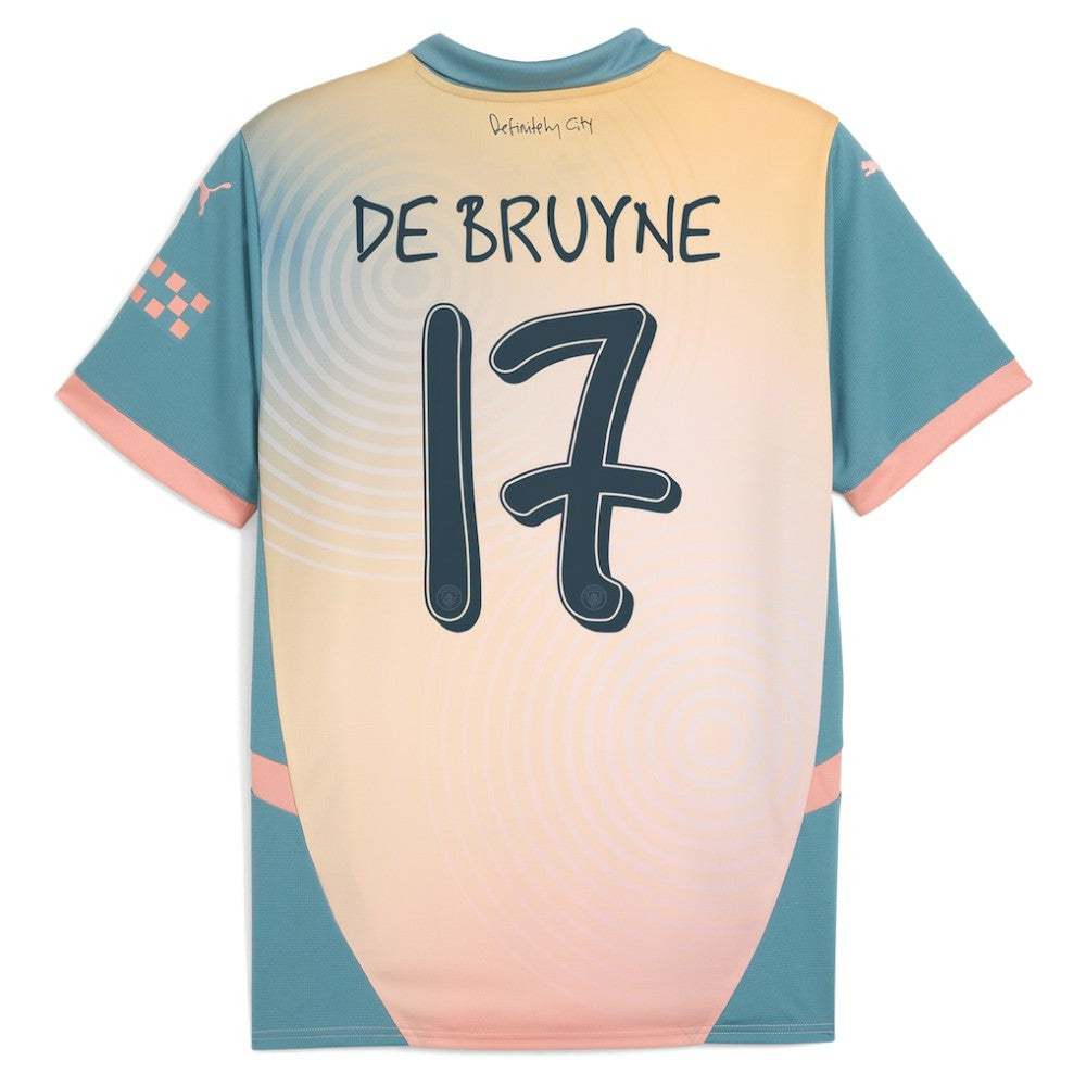 Kevin De Bruyne Manchester City 2024/25 Fourth Replica Player Jersey Blue | Puma discount