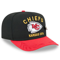 Kansas City Chiefs New Era 2025 NFL Draft On Stage A-Frame 59FIFTY Fitted Hat Black/Red | NFL