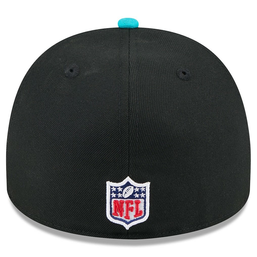 Miami Dolphins New Era 2025 NFL Draft On Stage A-Frame 59FIFTY Fitted Hat Black/Aqua | NFL