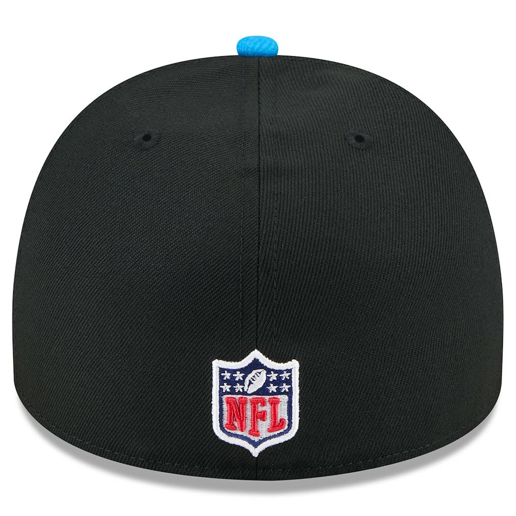 Detroit Lions New Era 2025 NFL Draft On Stage A-Frame 59FIFTY Fitted Hat Black/Blue | NFL