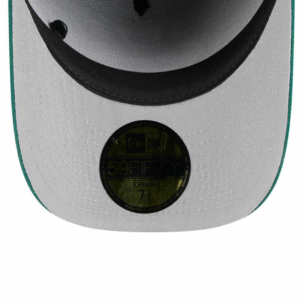 New York Jets New Era 2025 NFL Draft On Stage A-Frame 59FIFTY Fitted Hat Black/Green | NFL
