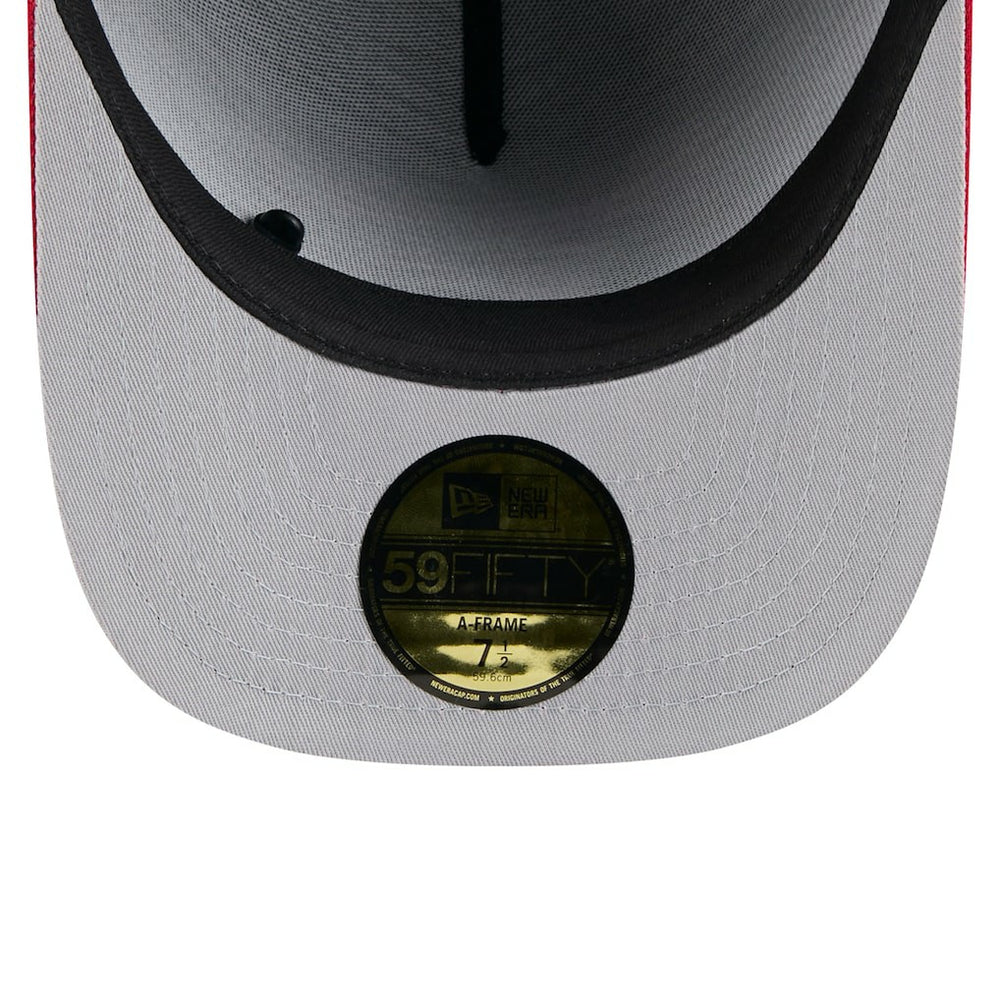 Atlanta Falcons New Era 2025 NFL Draft On Stage A-Frame 59FIFTY Fitted Hat Black/Red | NFL