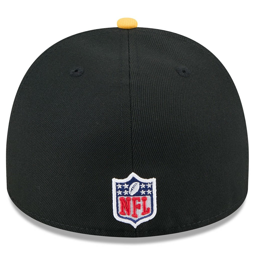 Pittsburgh Steelers New Era 2025 NFL Draft On Stage A-Frame 59FIFTY Fitted Hat Black/Gold | NFL