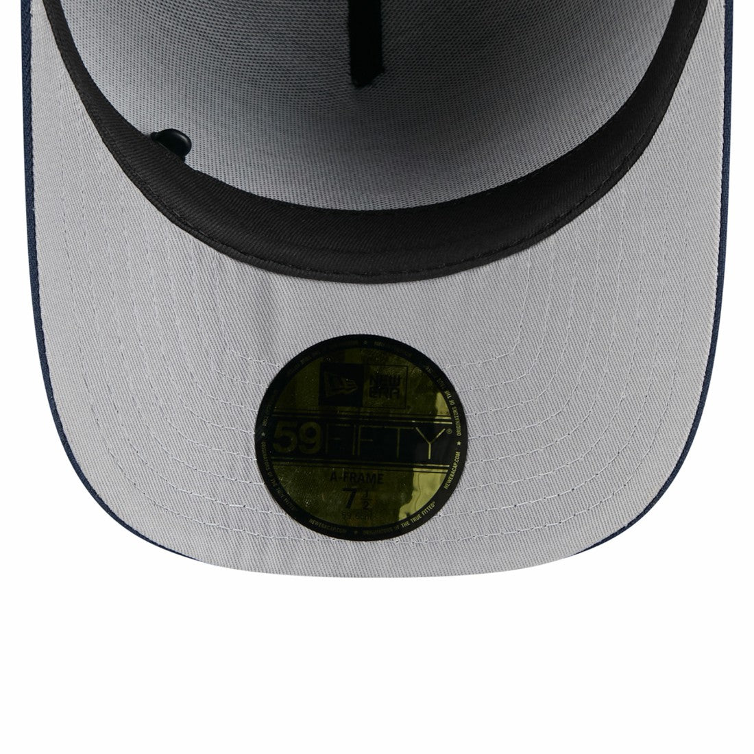 Tennessee Titans New Era 2025 NFL Draft On Stage A-Frame 59FIFTY Fitted Hat Black/Navy | NFL