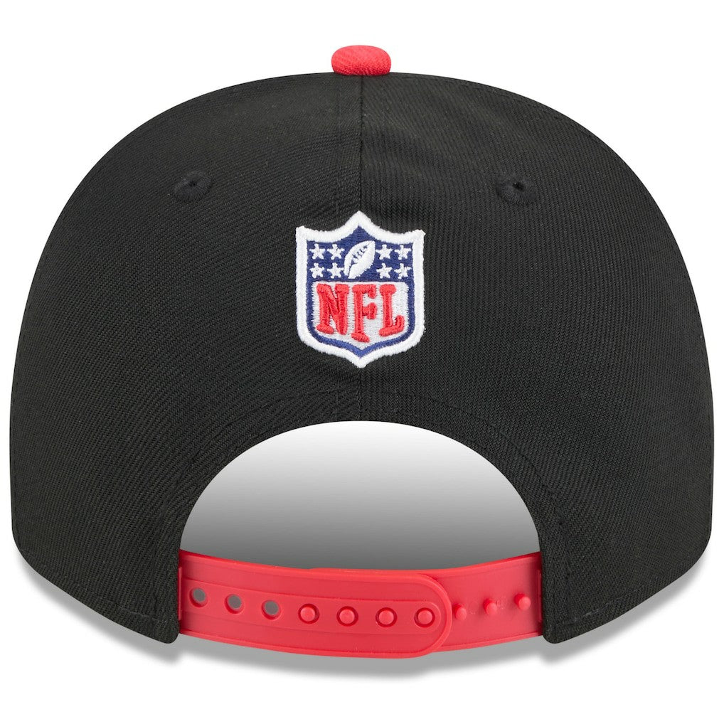Kansas City Chiefs New Era 2025 NFL Draft A-Frame 9FIFTY Snapback Hat Black/Red | NFL