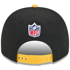 Pittsburgh Steelers New Era 2025 NFL Draft A-Frame 9FIFTY Snapback Hat Black/Gold | NFL