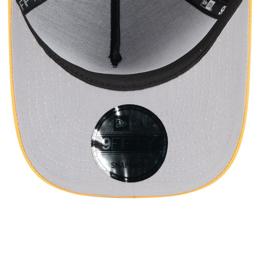 Pittsburgh Steelers New Era 2025 NFL Draft A-Frame 9FIFTY Snapback Hat Black/Gold | NFL
