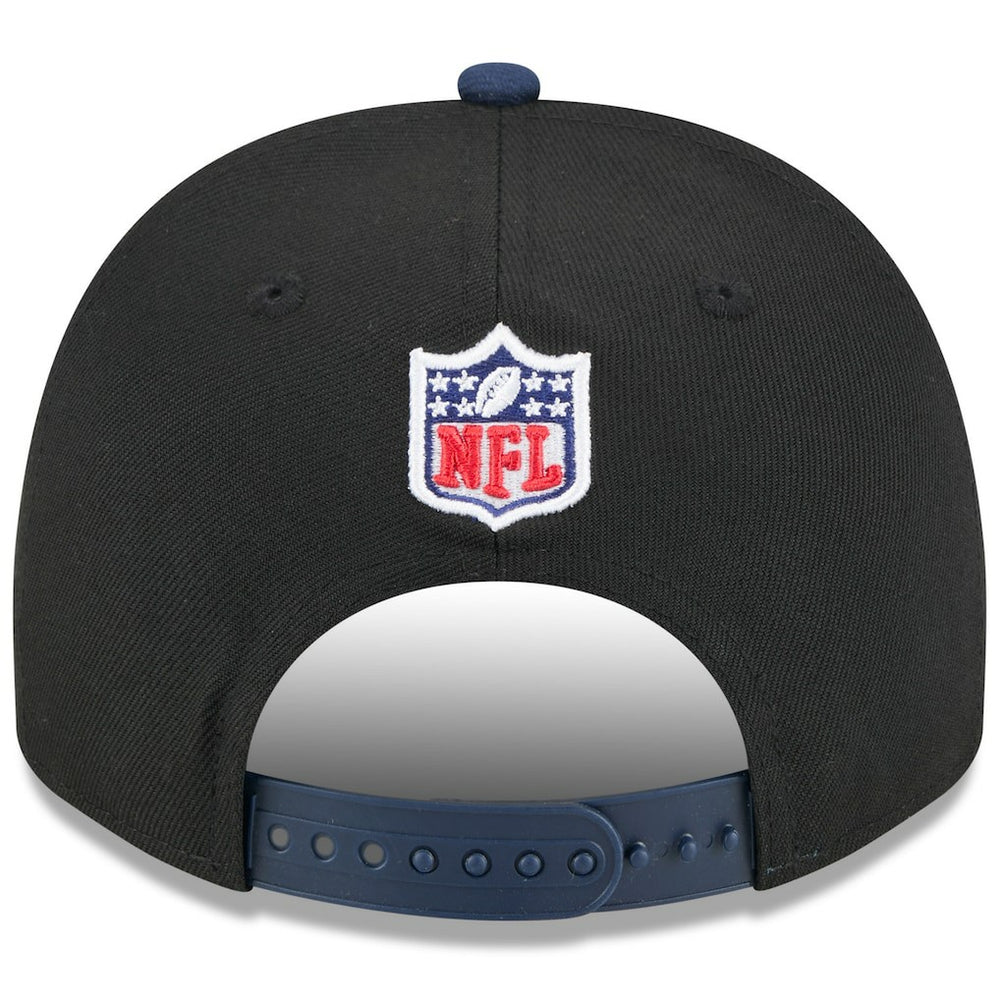 Seattle Seahawks New Era 2025 NFL Draft A-Frame 9FIFTY Snapback Hat Black/College Navy | NFL
