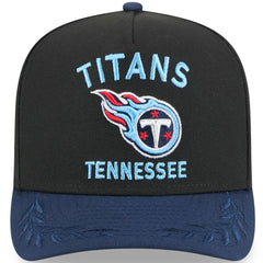 Tennessee Titans New Era 2025 NFL Draft A-Frame 9FIFTY Snapback Hat Black/Navy | NFL