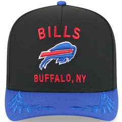 Buffalo Bills New Era 2025 NFL Draft A-Frame 9FIFTY Snapback Hat Black/Royal | NFL