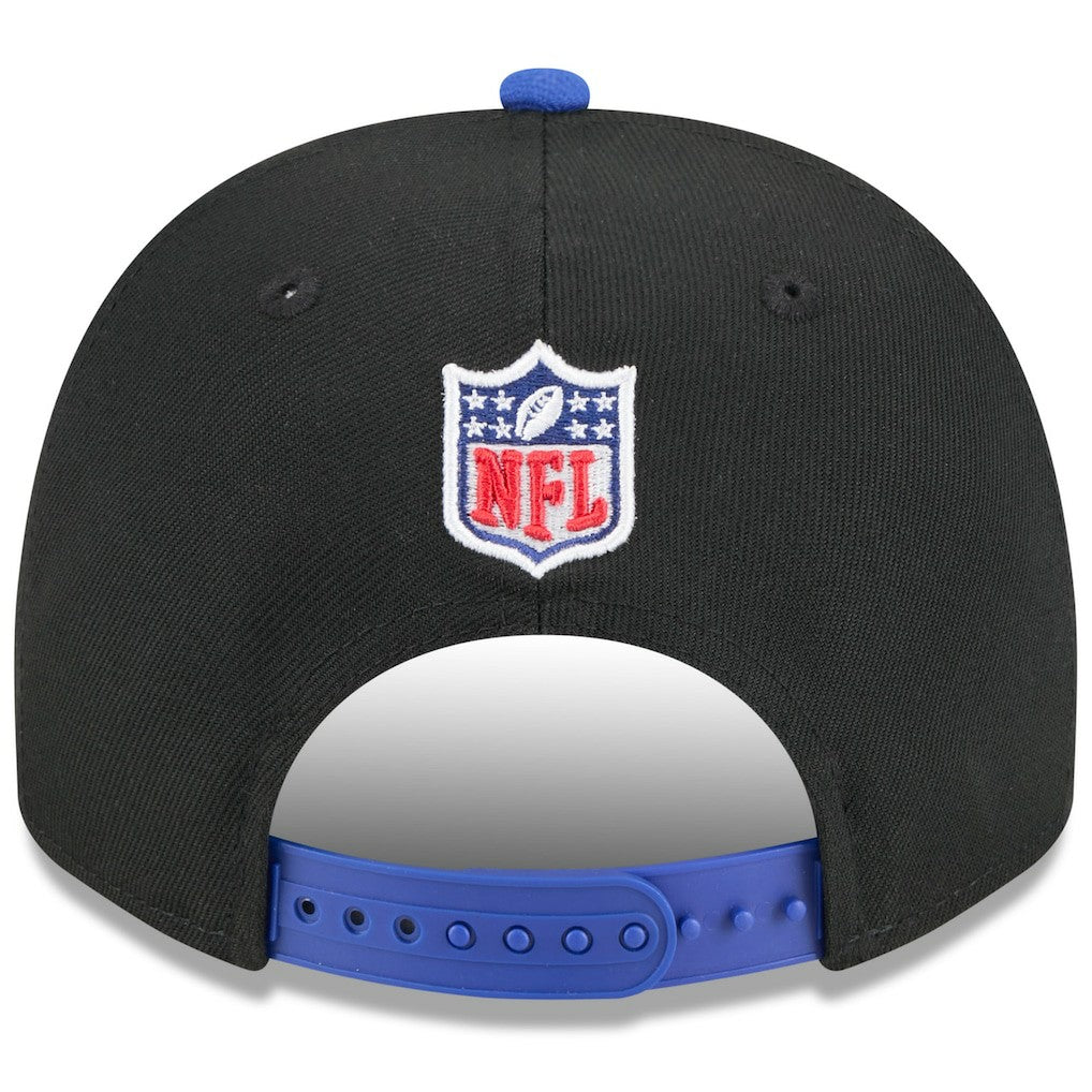 Buffalo Bills New Era 2025 NFL Draft A-Frame 9FIFTY Snapback Hat Black/Royal | NFL
