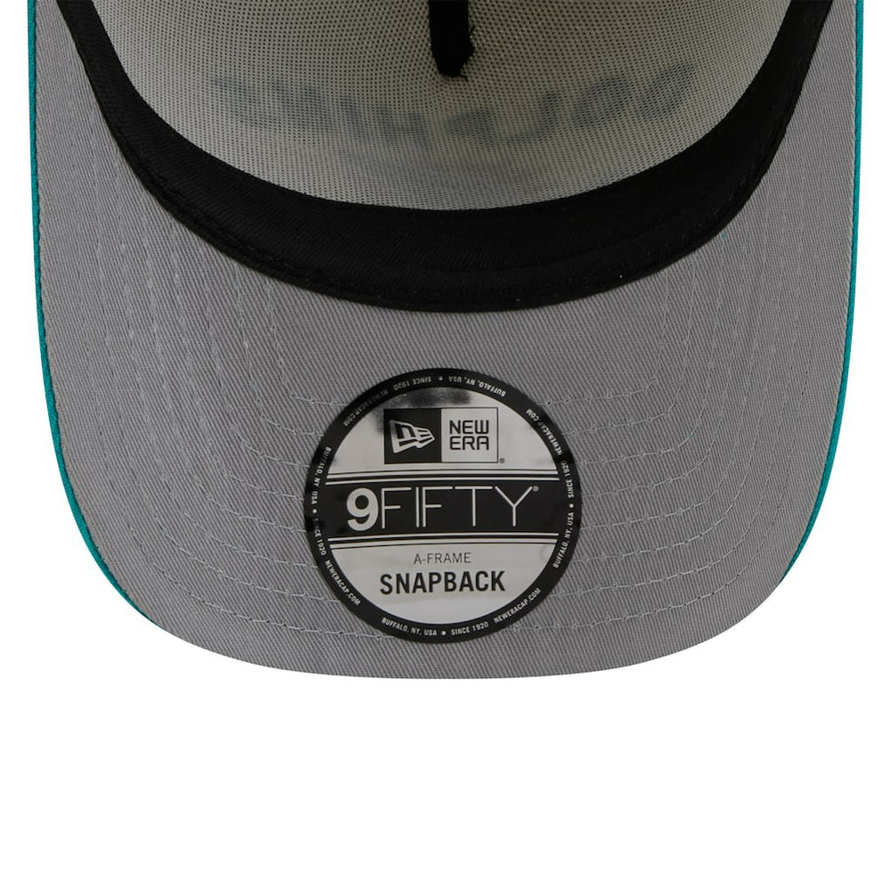 Miami Dolphins New Era 2025 NFL Draft A-Frame 9FIFTY Snapback Hat Cream/Aqua | NFL