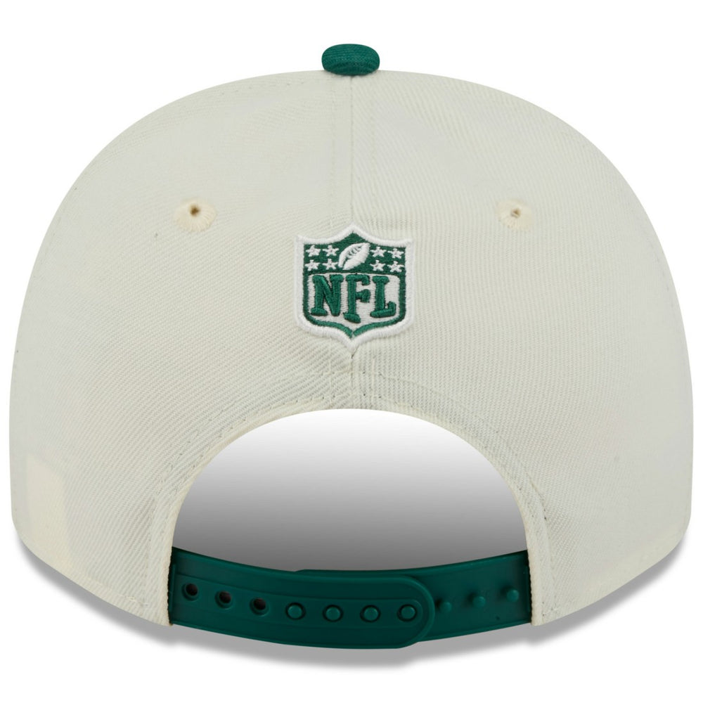 New York Jets New Era 2025 NFL Draft A-Frame 9FIFTY Snapback Hat Cream/Green | NFL