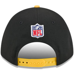 Pittsburgh Steelers New Era 2025 NFL Draft 9FORTY A-Frame M-Crown Adjustable Hat Black/Gold | NFL