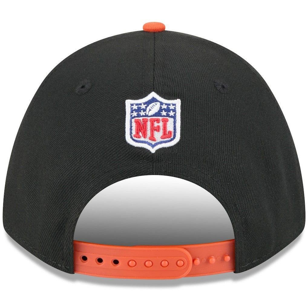 Cincinnati Bengals New Era 2025 NFL Draft 9FORTY A-Frame M-Crown Adjustable Hat Black/Orange | NFL