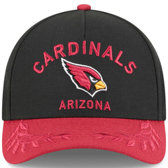 Arizona Cardinals New Era 2025 NFL Draft 9FORTY A-Frame M-Crown Adjustable Hat Black/Cardinal | NFL