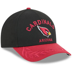 Arizona Cardinals New Era 2025 NFL Draft 9FORTY A-Frame M-Crown Adjustable Hat Black/Cardinal | NFL