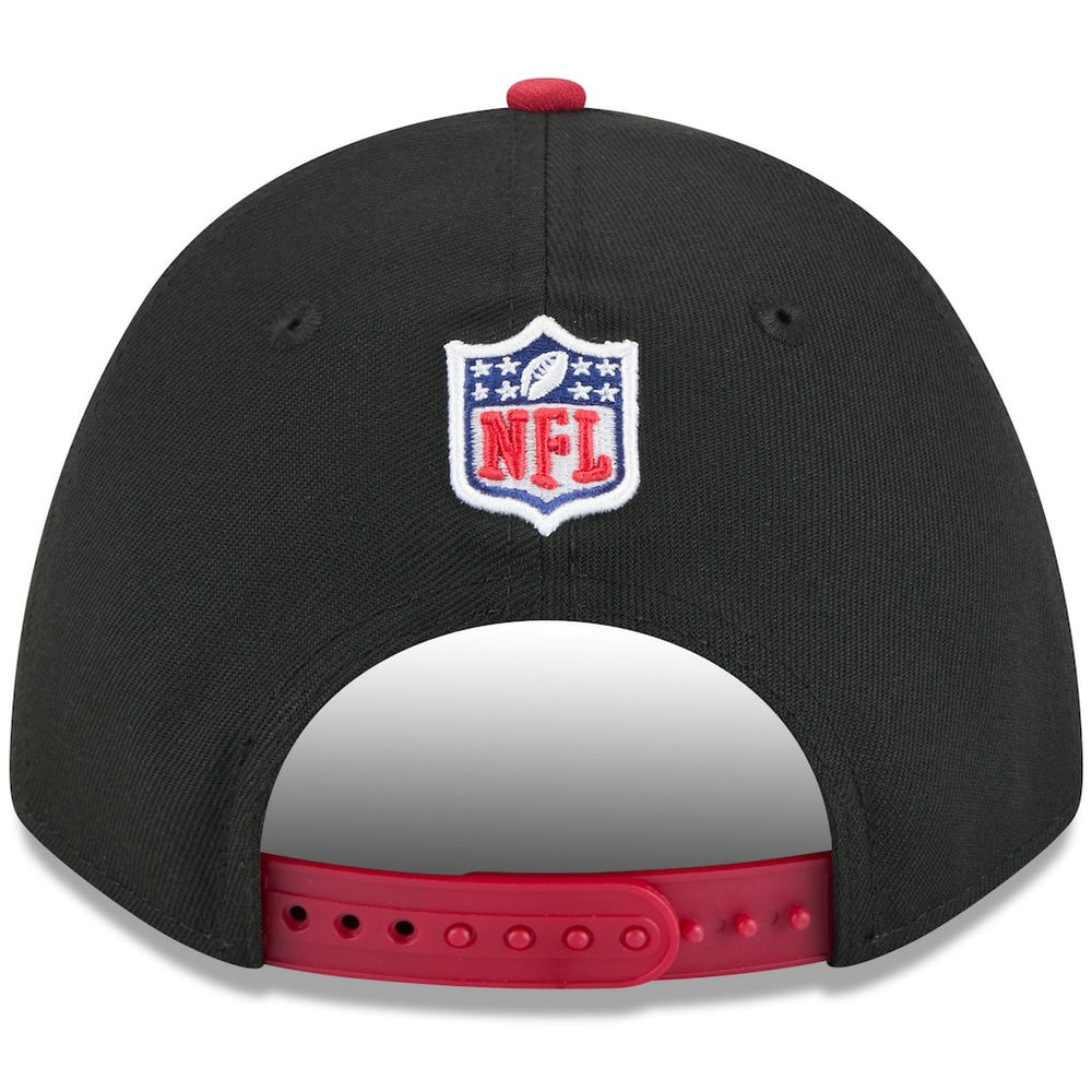 Arizona Cardinals New Era 2025 NFL Draft 9FORTY A-Frame M-Crown Adjustable Hat Black/Cardinal | NFL