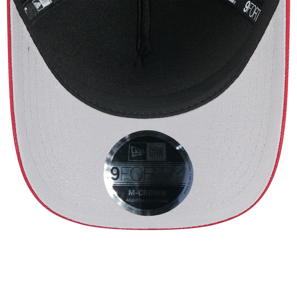 Arizona Cardinals New Era 2025 NFL Draft 9FORTY A-Frame M-Crown Adjustable Hat Black/Cardinal | NFL