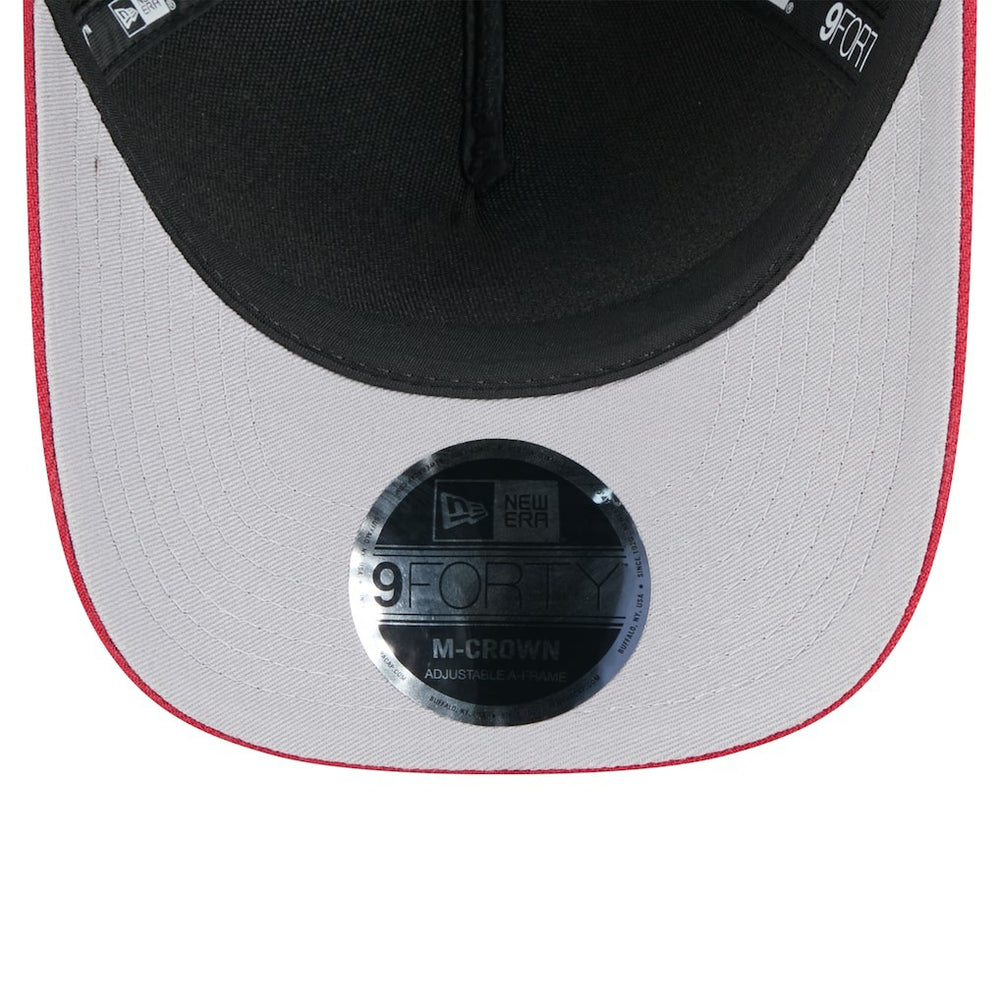 Arizona Cardinals New Era 2025 NFL Draft 9FORTY A-Frame M-Crown Adjustable Hat Black/Cardinal | NFL