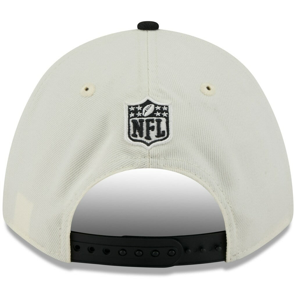 Cincinnati Bengals New Era 2025 NFL Draft 9FORTY A-Frame M-Crown Adjustable Hat Cream/Black | NFL