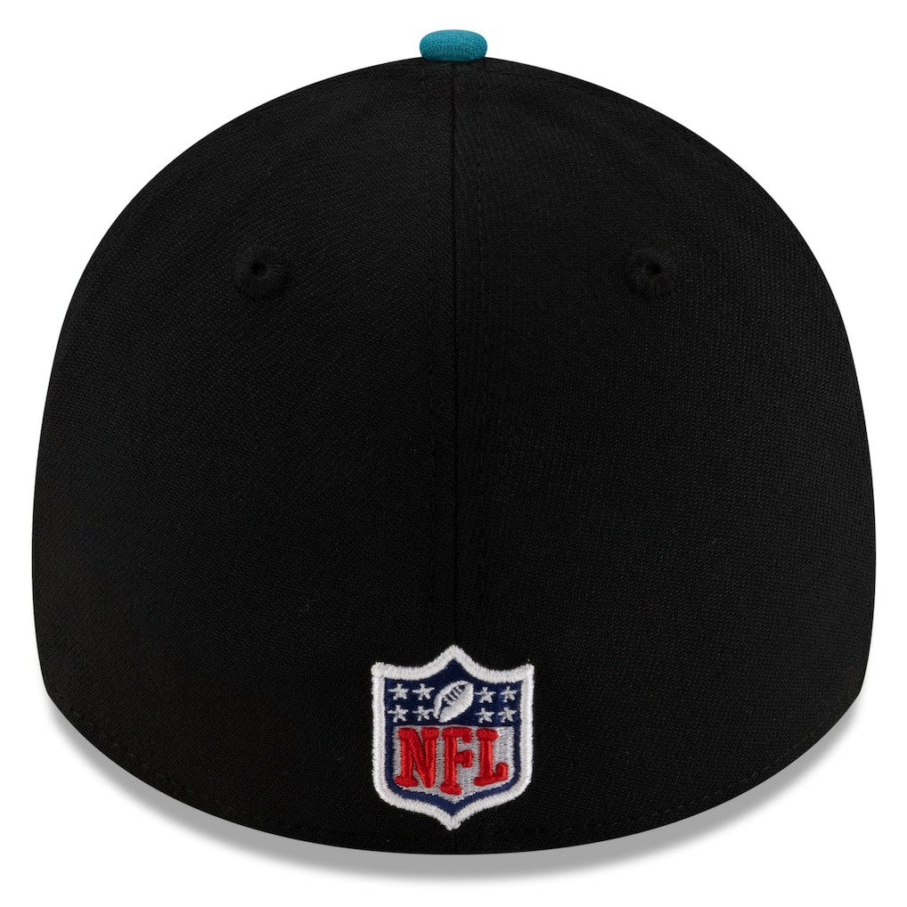 Jacksonville Jaguars New Era 2025 NFL Draft 39THIRTY Flex Hat Black/Teal | NFL