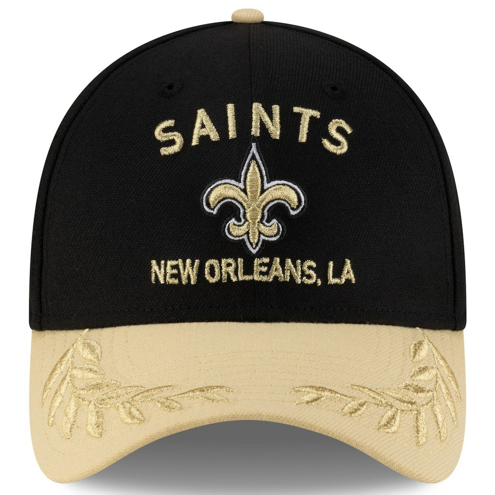 New Orleans Saints New Era 2025 NFL Draft 39THIRTY Flex Hat Black/Gold | NFL