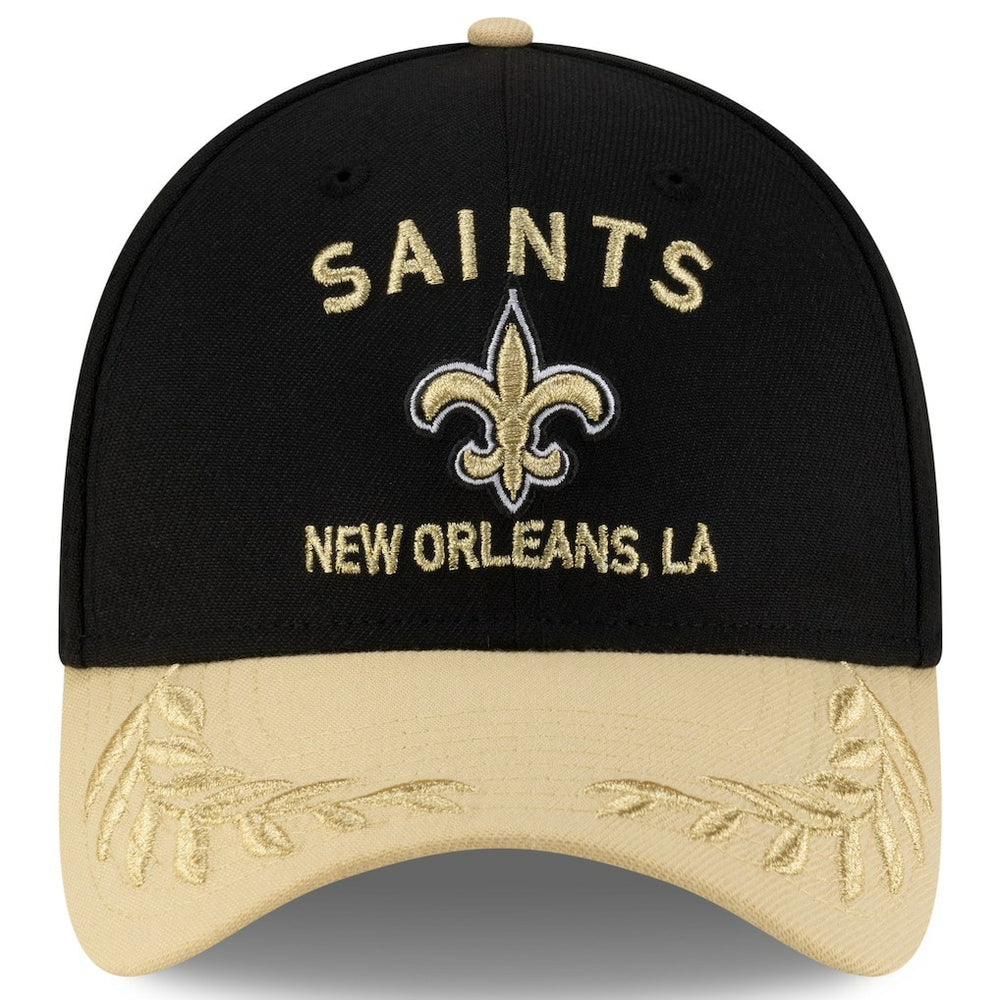 New Orleans Saints New Era 2025 NFL Draft 39THIRTY Flex Hat Black/Gold | NFL